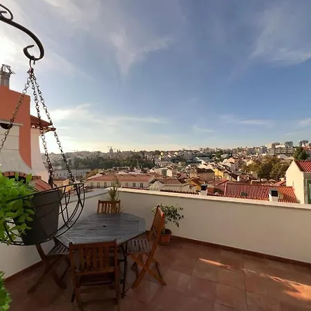 公寓 Principe Real Magnificent Duplex View *